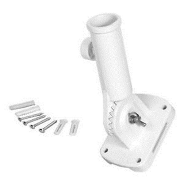 Flagpole-To-Go Aluminium Wall Bracket, White FPBWWHT